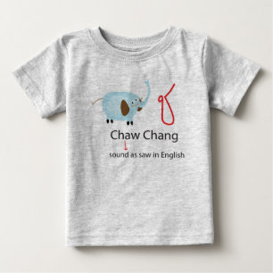 Thailändisches Alphabet Baby T-shirt