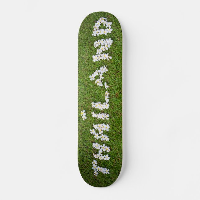 Thailändisches Blume Skateboard (Vorderseite)