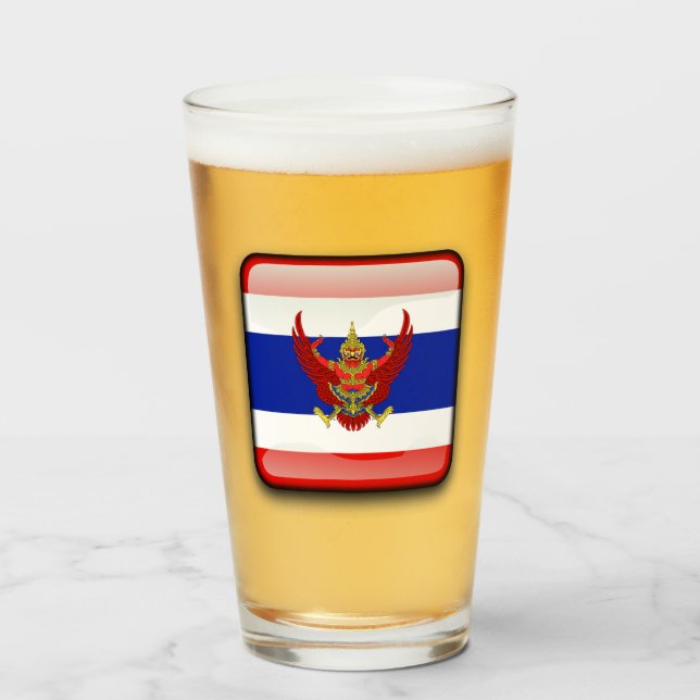 thailändisches Flaggenemblem  Glas (Vorne (Gefüllt))