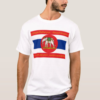 Thailändisches Kriegs-Flaggen-Gegenstücck T-Shirt