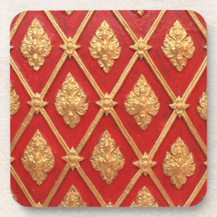 Thailändisches Kunstmuster Getränkeuntersetzer