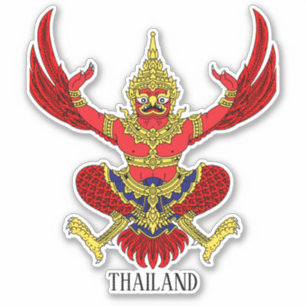 Thailändisches Nationalemblem Patriotisch Aufkleber