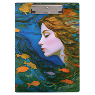 "Thalassa" - Frauen im Wasser Klemmbrett