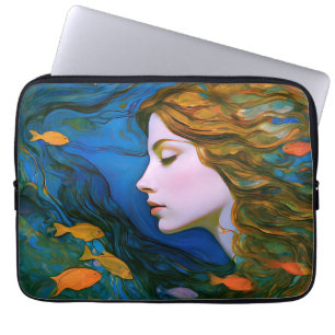 "Thalassa" - Frauen im Wasser Laptopschutzhülle