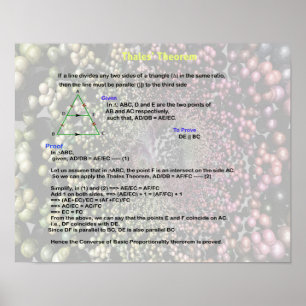 Thales Theorem-Poster Poster