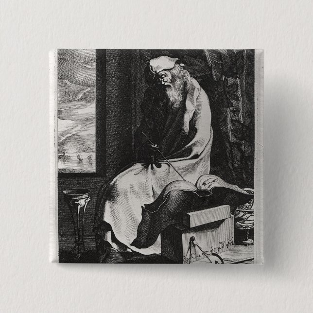 Thales von Miletus Button (Vorderseite)