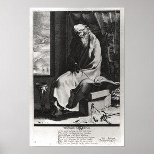 Thales von Miletus Poster