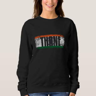 THANA STADT INDIEN MIT SEINER STOLZEN INDISCHEN FL SWEATSHIRT