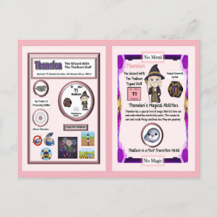 Thanelen Wizard - Thallium-Element Postkarte
