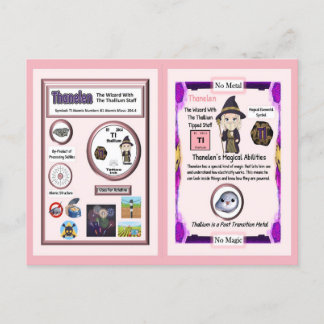 Thanelen Wizard - Thallium-Element Postkarte