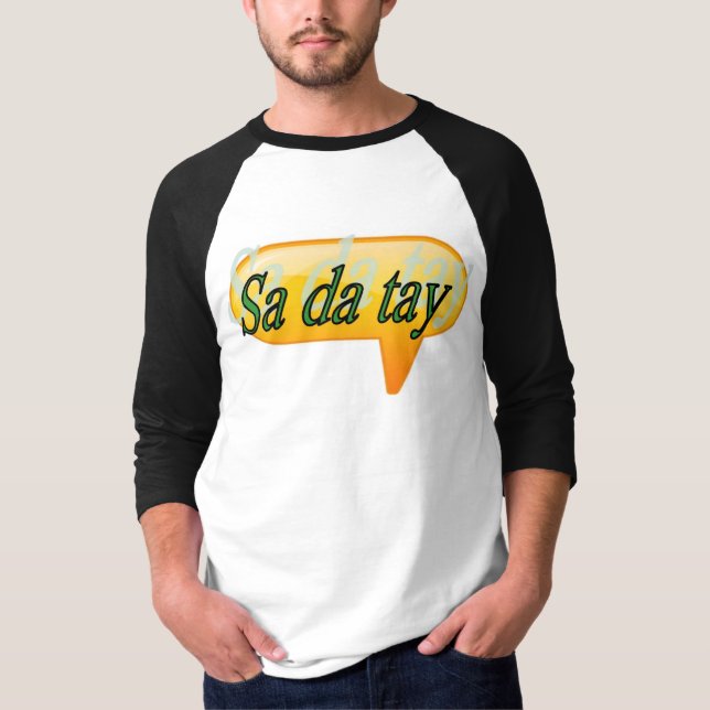 Thang Jargon-grundlegender 3/4 HülseRaglan (Sa DA T-Shirt (Vorderseite)