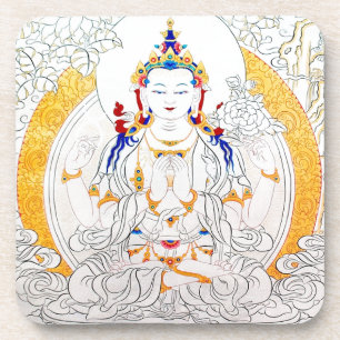 THANGKA, DAS TIBET-KUNST MALT UNTERSETZER