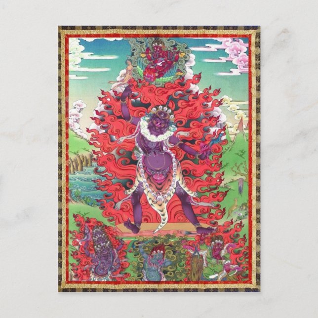 Thangka Ekajati Art Postkarte (Vorderseite)