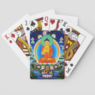 Thangka Prabhutaratna Buddha Spielkarten