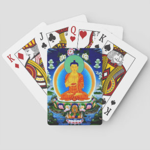 Thangka Prabhutaratna Buddha Spielkarten