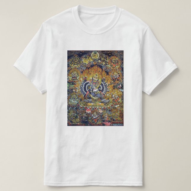 Thangka Yamantaka Tattoo   T-Shirt (Design vorne)