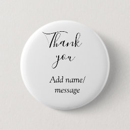 Thank you add name message simple stylish calligra button