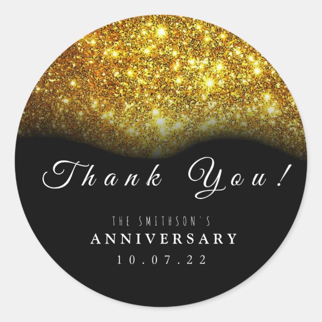 Thank You Anniversary Sticker (Devant)