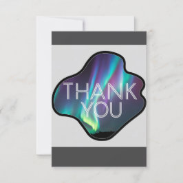 Thank You, Aurora Borealis Dankeskarte
