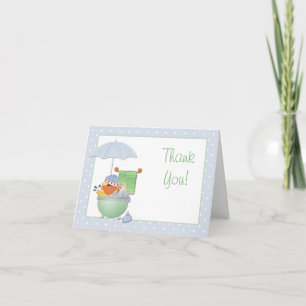 Thank You Baby Shower Duck Dankeskarte