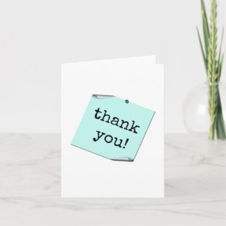Thank You Card, Customer, Friends, Coworkers Karte