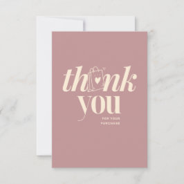 THANK YOU CARD DANKESKARTE