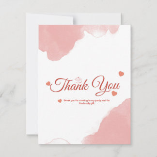 Thank You Card   Dankeskarte