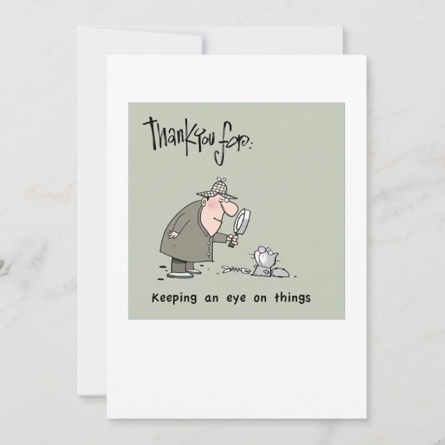 Thank you card for volunteers dankeskarte (Vorderseite)
