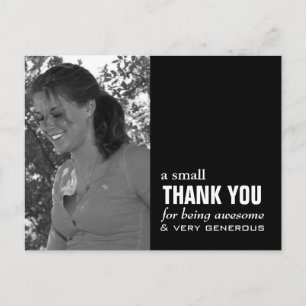 Thank You Card Graduierung - Foto von Funny! Postkarte
