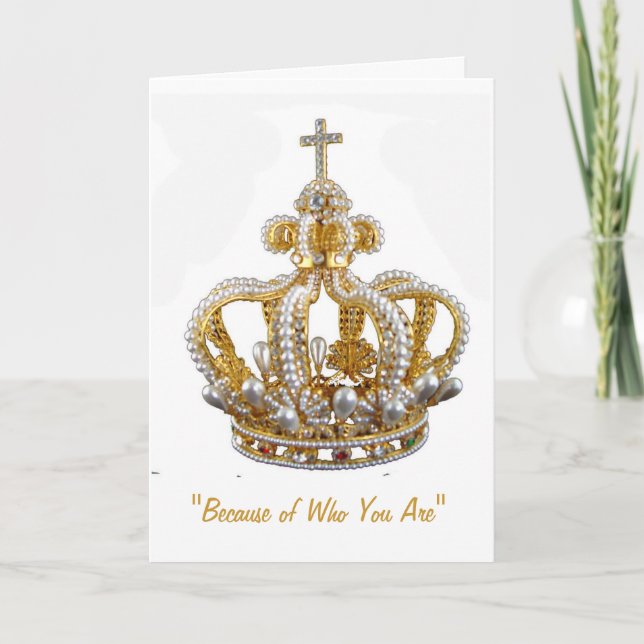 Thank You Card-Royalty Dankeskarte (Vorderseite)