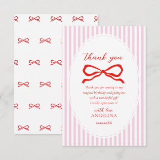 Thank You Cards Baby's first birthday.  Dankeskarte