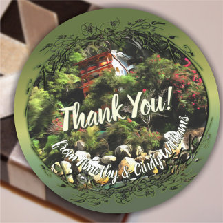 Thank You Casa Bonita 0759 Runder Aufkleber