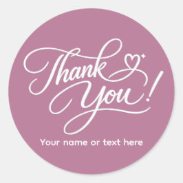 Thank You elegant sticker