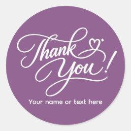 Thank You elegant sticker