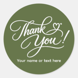 Thank You elegant sticker