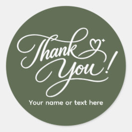Thank You elegant sticker