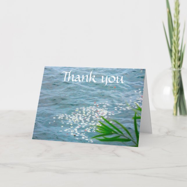 Thank You for Ausdrücke of Sympathy Karte (Vorderseite)