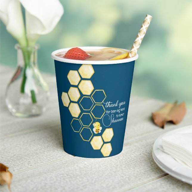 Thank You For Bee-ing Here Paper cup Pappbecher (In Situ)