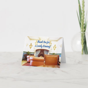 Thank You for Dinner Card Dankeskarte