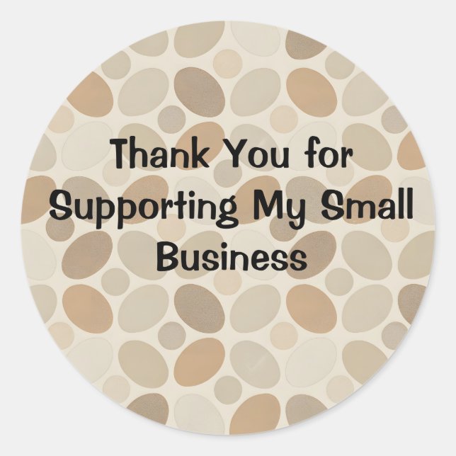 Thank You for Supporting My Small Business Sticker (Devant)