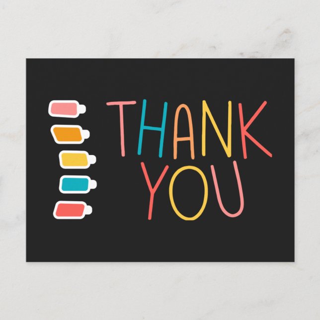 Thank You For Your Referral 3 Chiropractic Postkarte (Vorderseite)