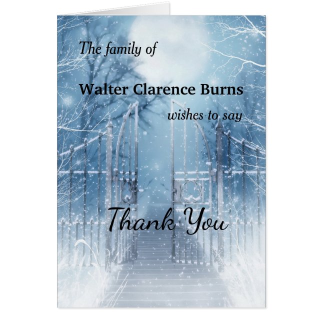 Thank you for your sympathy. (Vorne)