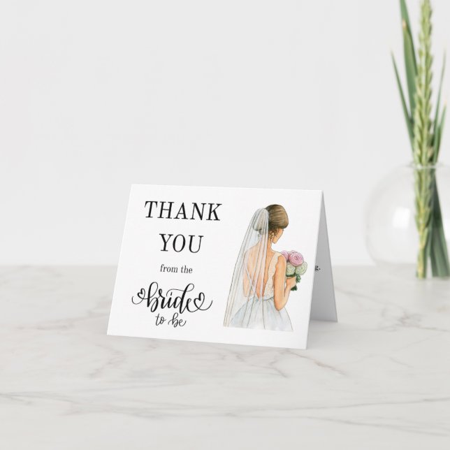 Thank you from the Bride to Be (Vorderseite)