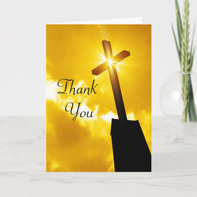Thank You Greeting Card Dankeskarte (Vorderseite)