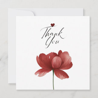 Thank You, Heart A Quiet Thank You Gratitude in Bl Einladung