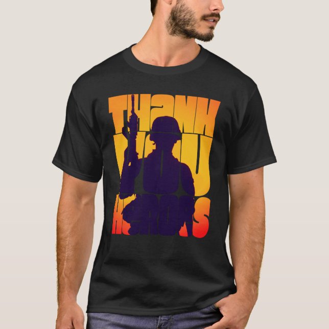 Thank You Heroes  40 T-Shirt (Vorderseite)