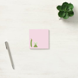 Thank You Mom Greeting with Peapod and Peas Post-it Klebezettel