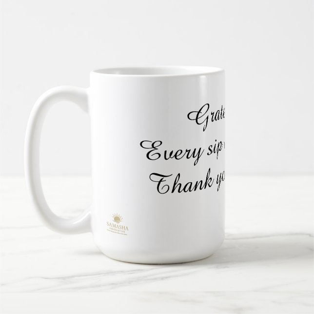 thank you Mug 15oz Kaffeetasse (Links)