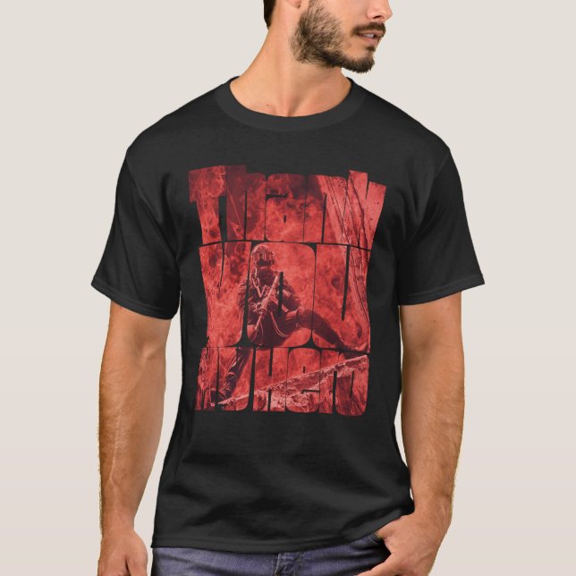Thank You My Hero Military Veteran  8 T-Shirt (Vorderseite)
