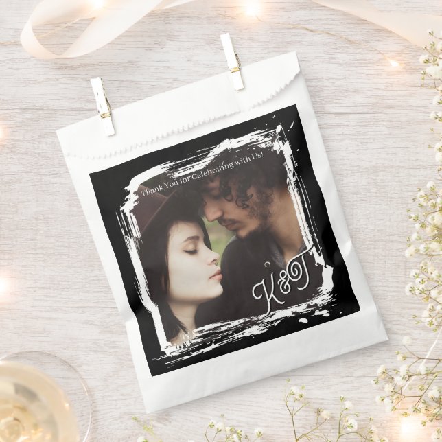 Thank You | Photo Template Wedding Geschenktütchen (Ausgeschnitten)
